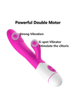 2 vienā daudzfunkcionāls vibrators