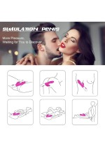 2 vienā daudzfunkcionāls vibrators