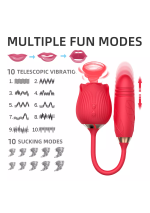 Teleskopiskais Rose vibrators