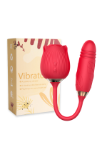 Teleskopiskais Rose vibrators