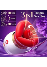 Vibrators Lūpas ar mēli
