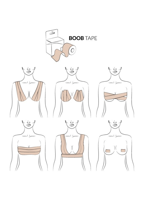 Līmējoša krūšu siksna